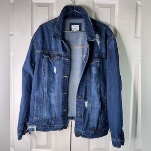 Distressed Jean Jacket